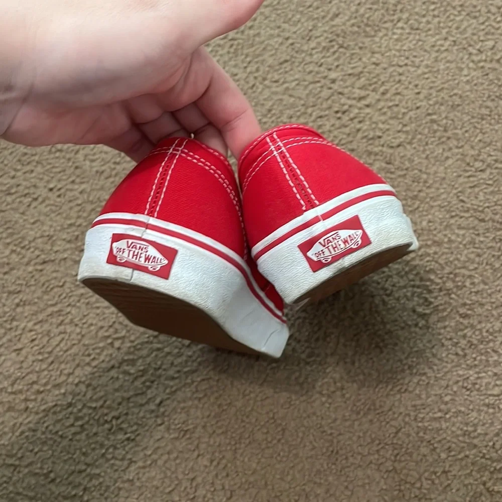 Red Vans - Picture 5 of 7